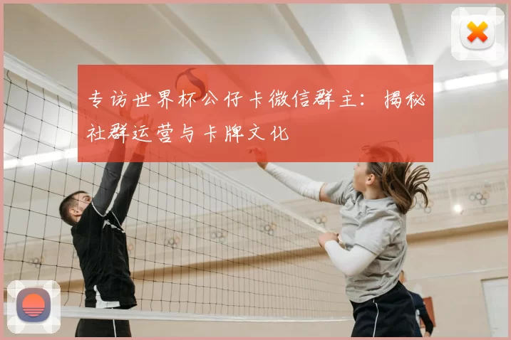 专访世界杯公仔卡微信群主：揭秘社群运营与卡牌文化